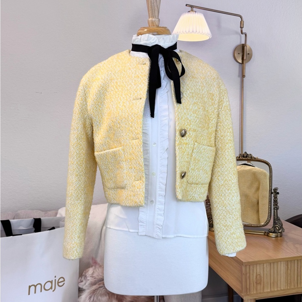 Maje Yellow Blazer